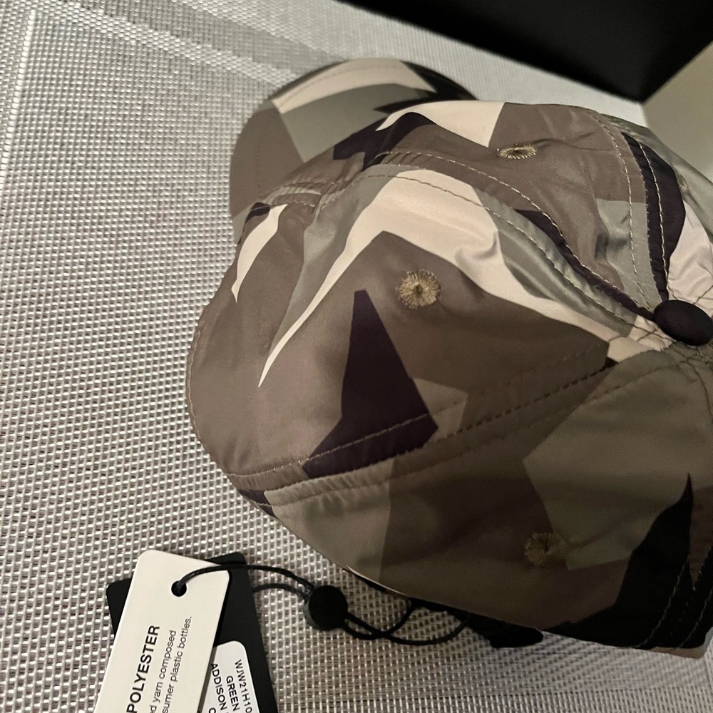 RAG & BONE ADDISON NWT AUTHENTIC GREEN CAMO UNISEX BASEBALL CAP. - Picture 15 of 17